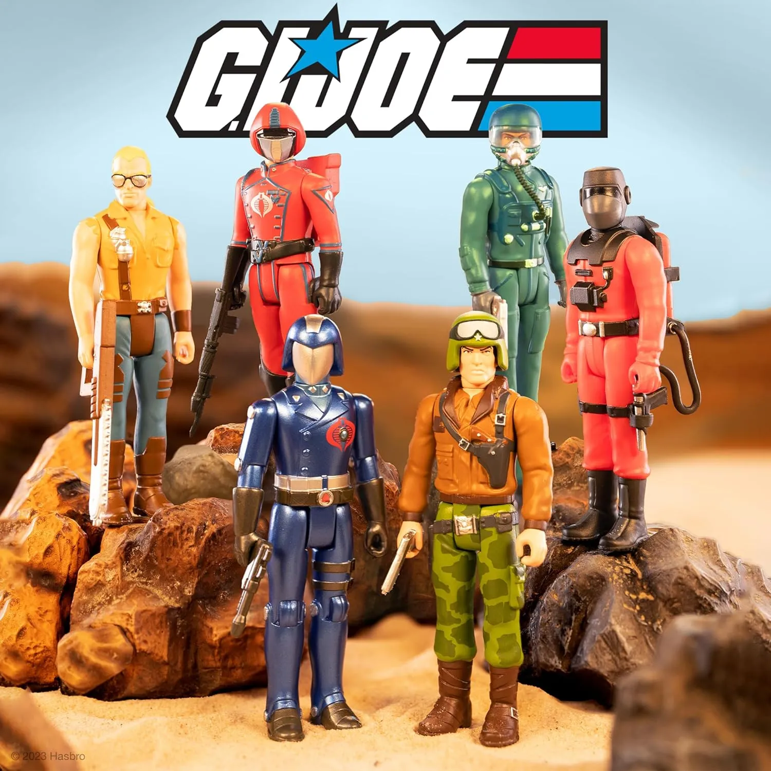 Super7 G.I. Joe Cobra Commander (Funhouse Robot) - 3.75" G.I. Joe Action Figure with Accessory Classic Cartoon Collectibles and Retro Toys