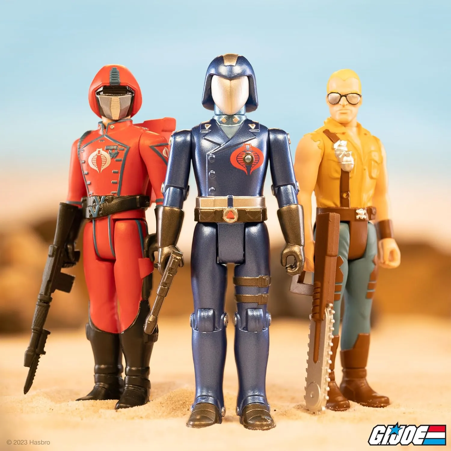 Super7 G.I. Joe Cobra Commander (Funhouse Robot) - 3.75" G.I. Joe Action Figure with Accessory Classic Cartoon Collectibles and Retro Toys