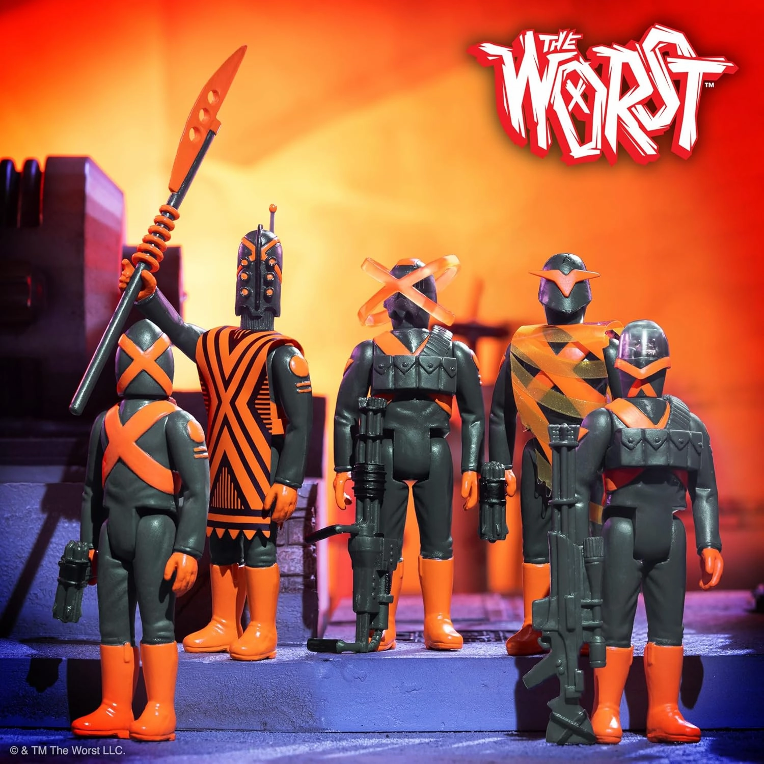 Super7 The Worst X-2 (The Unknown) - 3.75" The Worst Action Figure with Accessory Collectibles and Retro Toys