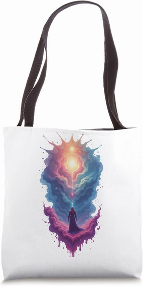 Surreal Cosmic Dreamscape | Spiritual Galaxy Inspired Art Tote Bag