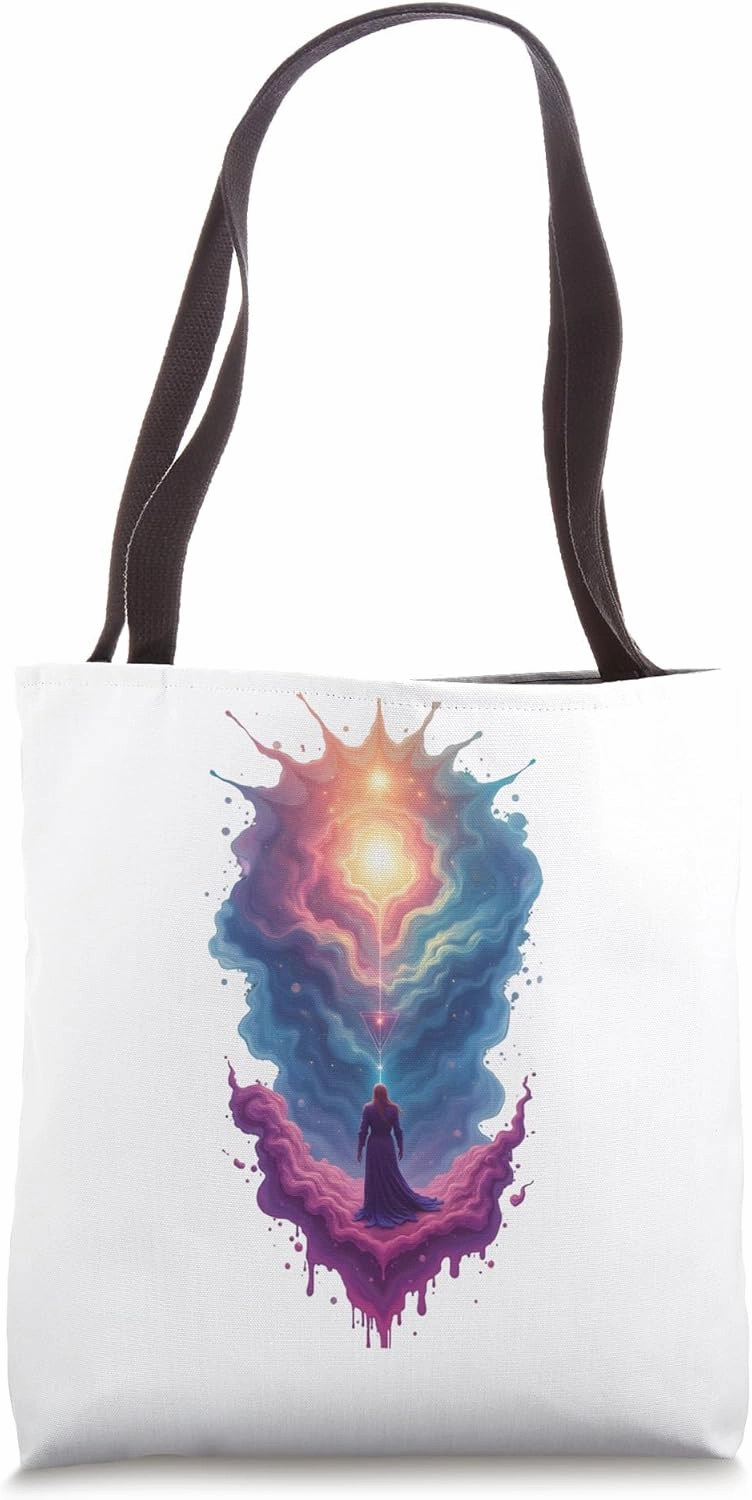 Surreal Cosmic Dreamscape | Spiritual Galaxy Inspired Art Tote Bag