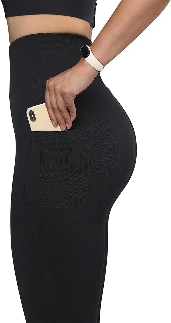 SUUKSESS Women Scrunch Butt Lifting Seamless Leggings Booty High Waisted Workout Yoga Pants
