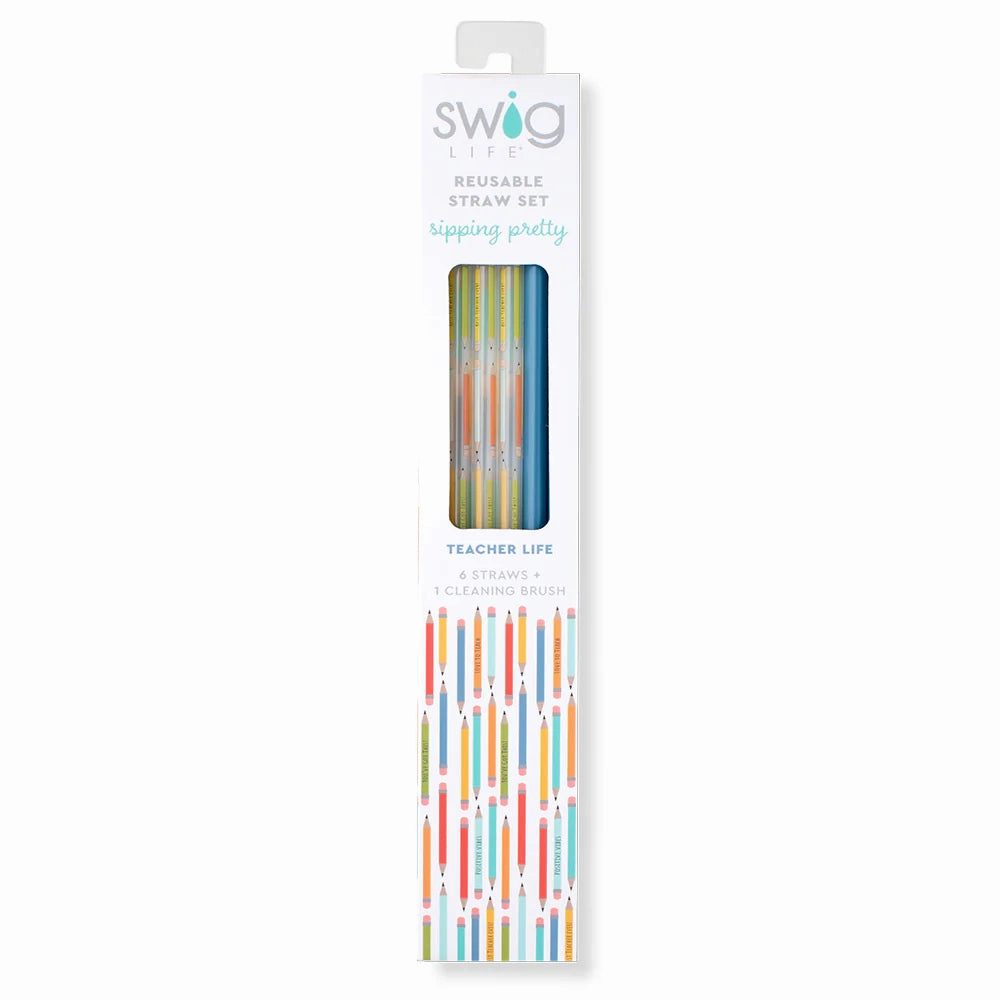 Swig - Reusable Straw Set - Teacher Life