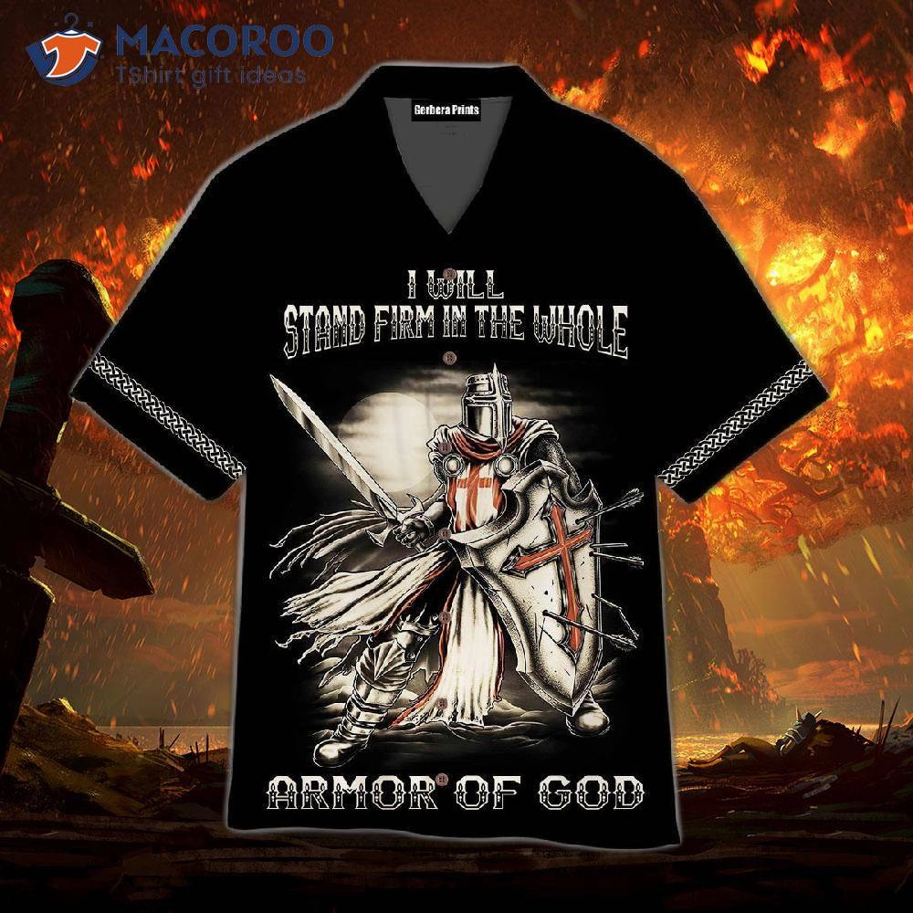 Templar Knight Armor Of God Hawaiian Shirts