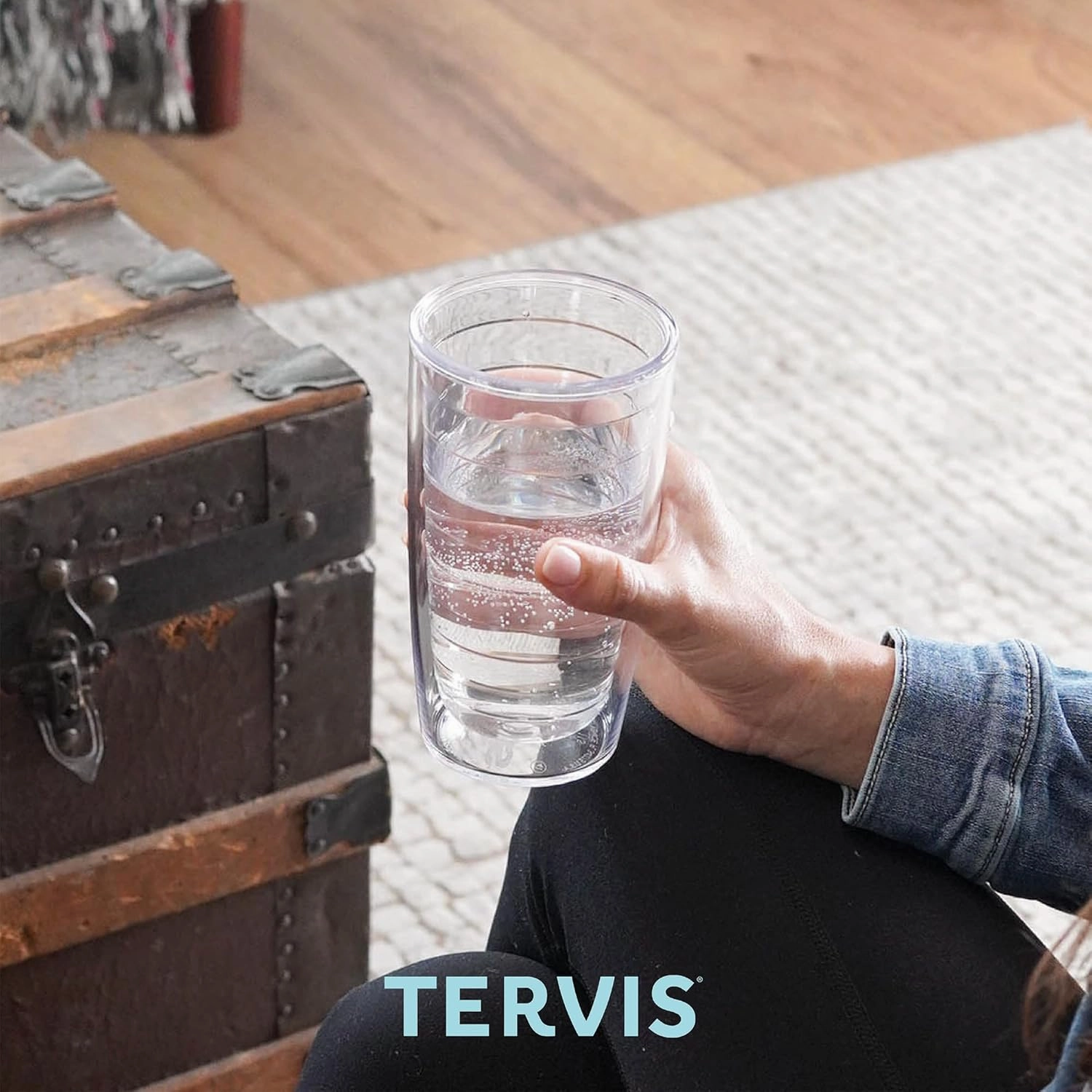 Tervis Pet Love Made in USA Double Walled Insulated Tumbler Travel Cup Keeps Drinks Cold & Hot, 16oz, Cat Pounce Love
