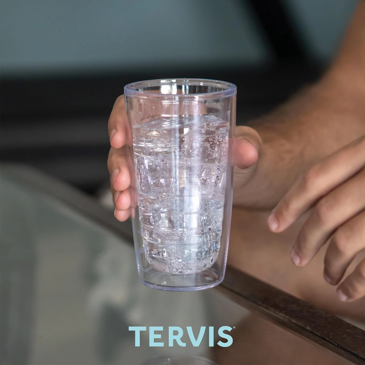 Tervis Pet Love Made in USA Double Walled Insulated Tumbler Travel Cup Keeps Drinks Cold & Hot, 16oz, Cat Pounce Love