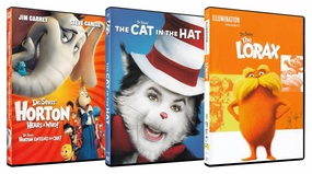 The Cat in the Hat / Dr. Seuss Hears A Who! / The Lorax (3-Pack)