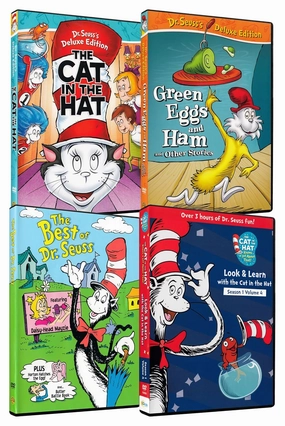 The Cat in the Hat / Green Eggs & Ham / The Best of Dr. Seuss / Look & Learn with the Cat in the Hat: Season 1, Vol. 4 (4-Pack)