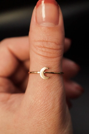 The Moon Ring | 14K Gold Fill | 8