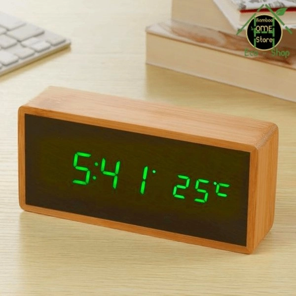Tic-tac­™ Réveil matin en bambou