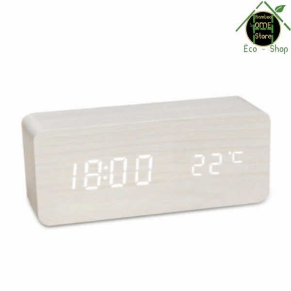 Tic-tac­™ Réveil matin en bambou