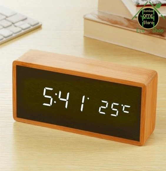Tic-tac­™ Réveil matin en bambou