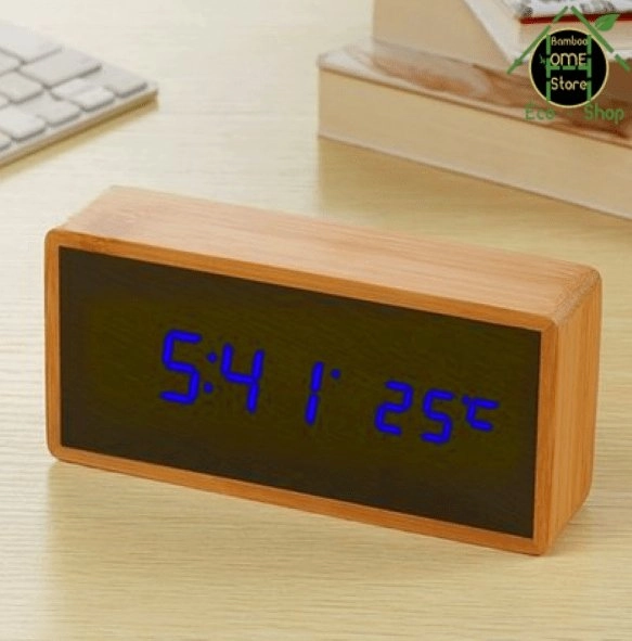 Tic-tac­™ Réveil matin en bambou
