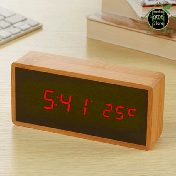 Tic-tac­™ Réveil matin en bambou