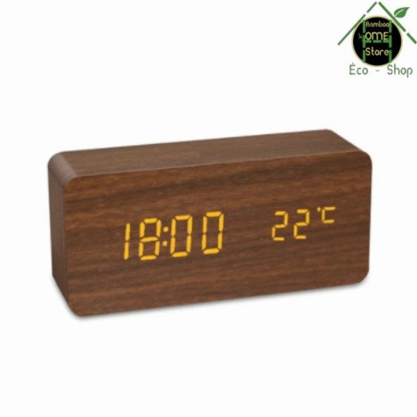 Tic-tac­™ Réveil matin en bambou