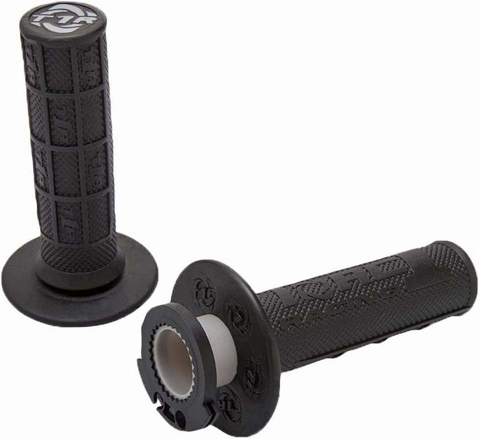 TORC1 Racing Defy Lock On MX Grips Black for Husqvarna TE 300 2014-2018