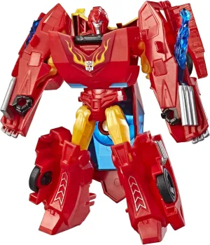 Transformers E3638 Cyberverse Action Attackers: Warrior Class Hot Rod Action Figure Toy
