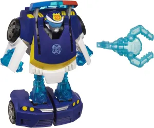 Transformers Playskool Heroes Rescue Bots Energize Chase The Police-Bot Action Figure, Ages 3-7 (Amazon Exclusive)