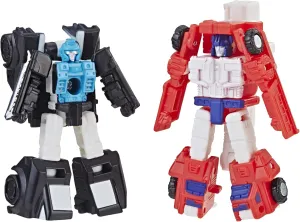 Transformers Toys Generations War for Cybertron: Siege Micromaster Wfc-S19 Autobot Rescue Patrol 2 Pack Action Figure - Adults & Kids Ages 8 & Up, 1.5"