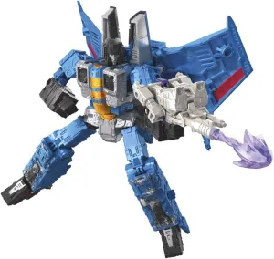 Transformers Toys Generations War for Cybertron Voyager WFC-S39 Thundercracker Action Figure - Siege Chapter - Adults and Kids Ages 8 and Up, 7-inch