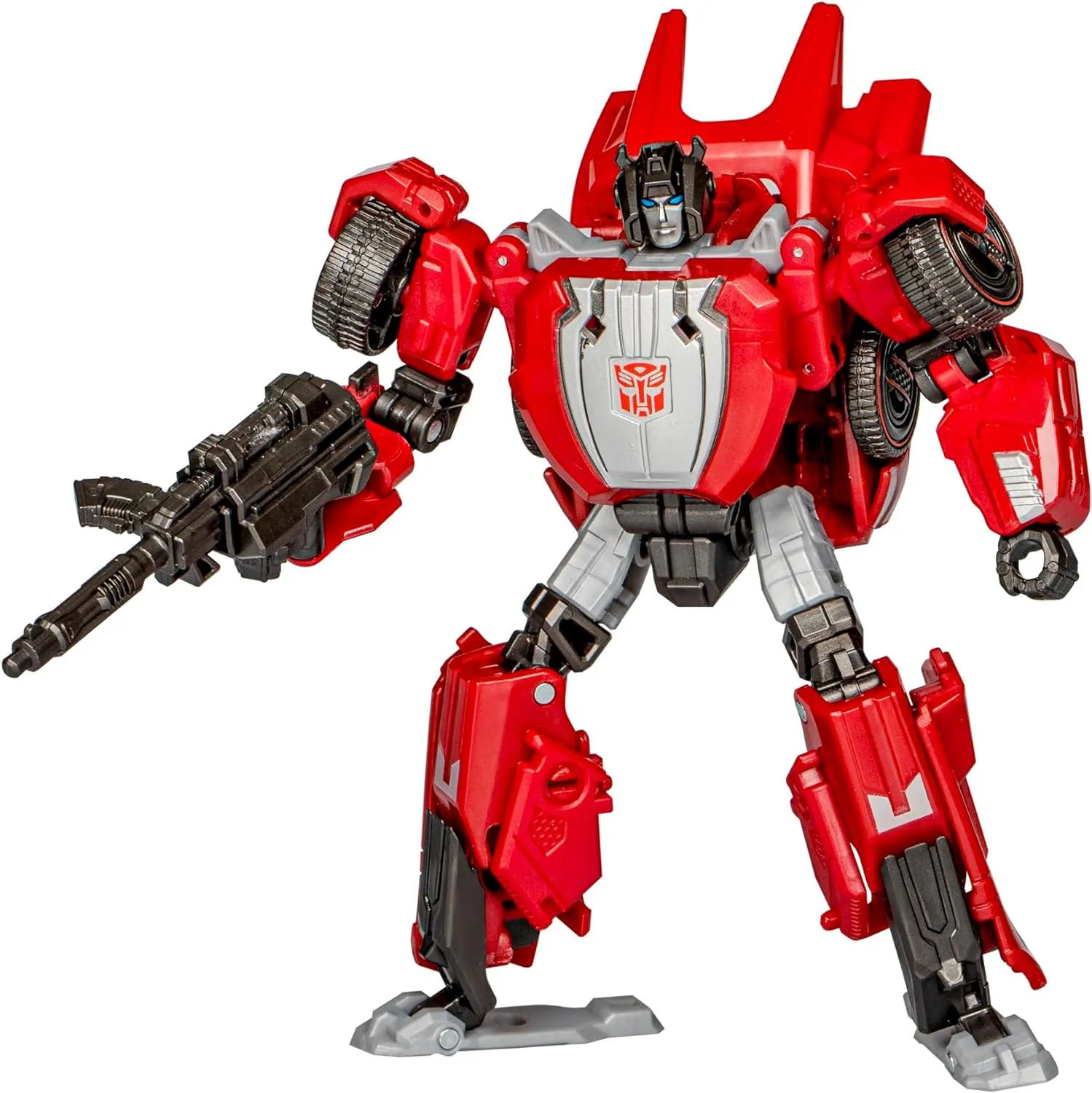 Transformers Toys Studio Series Deluxe War for Cybertron 07 Gamer Edition Sideswipe, 4.5-inch Converting Action Figure, 8 