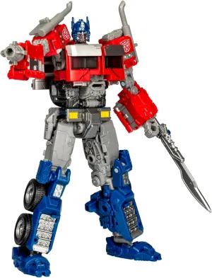 Transformers Toys Studio Series Voyager Class Transformers: Rise of the Beasts 102 Optimus Prime 6.5-inch Converting Action Figure, 8 