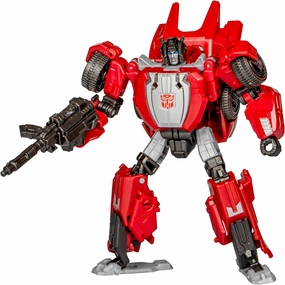 Transformers Generations Studio Series, 07 Gamer Edition Sideswipe Deluxe Class Action Figure, Transformers: War for Cybertron