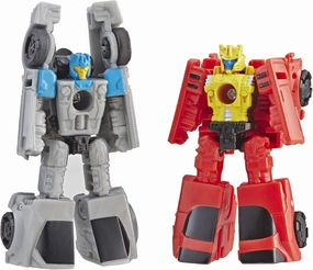 Transformers Generations War for Cybertron: Siege Micromaster Wfc-S4 Autobot Race Car Patrol 2 Pack Action Figure Toys