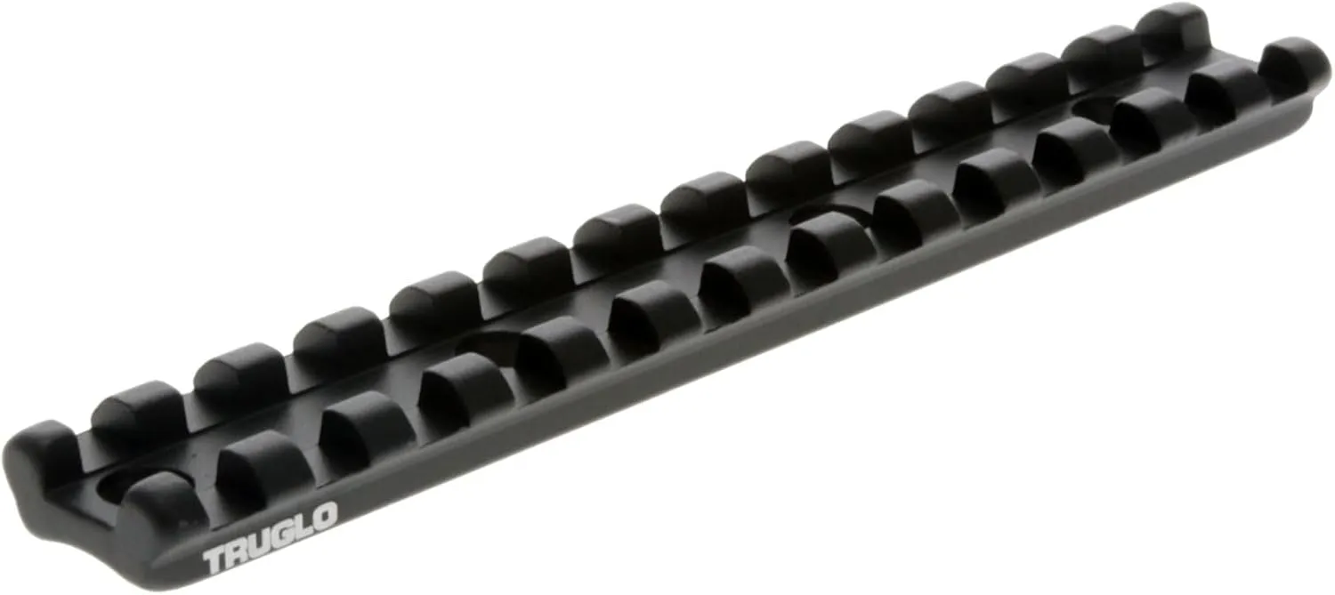 TRUGLO Tactical Hunting Shooting Durable Aluminum Mounting Picatinny Optic Rail Compatible with Picatinny & Weaver-Style Rings Screws Wrench Included for Remington 870/1100 / 11-87 Versa Max Series