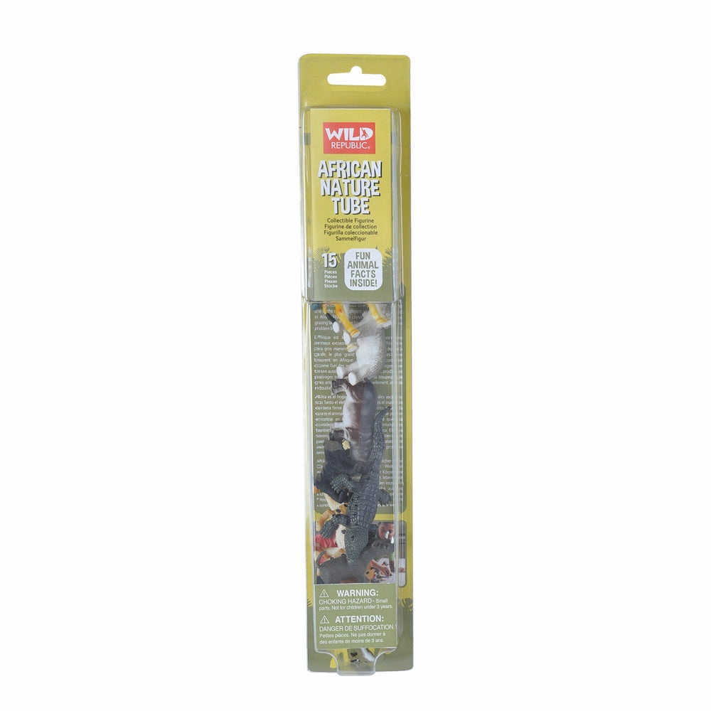 Tube of African Figurines