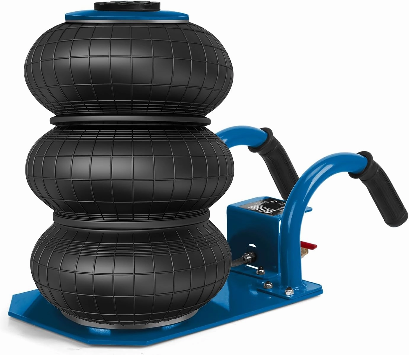 TUFFIOM Air Jack, 3 Ton/6600 LBS Pneumatic Jack, Triple Air Bag Jack Lift, Fast Lifting Air Jacks w/Short Handle for Cars Lifting Repair, Heavy Duty Air Jacks Lift Up to 15.75 Inch, Blue