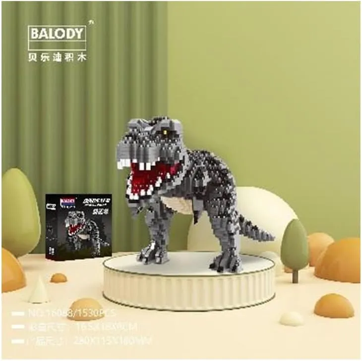 Tyrannosaurus Rex Building Set Toys, 832Pcs, with Original Scene Music, Gifts for Adults and Children. (T-rex)