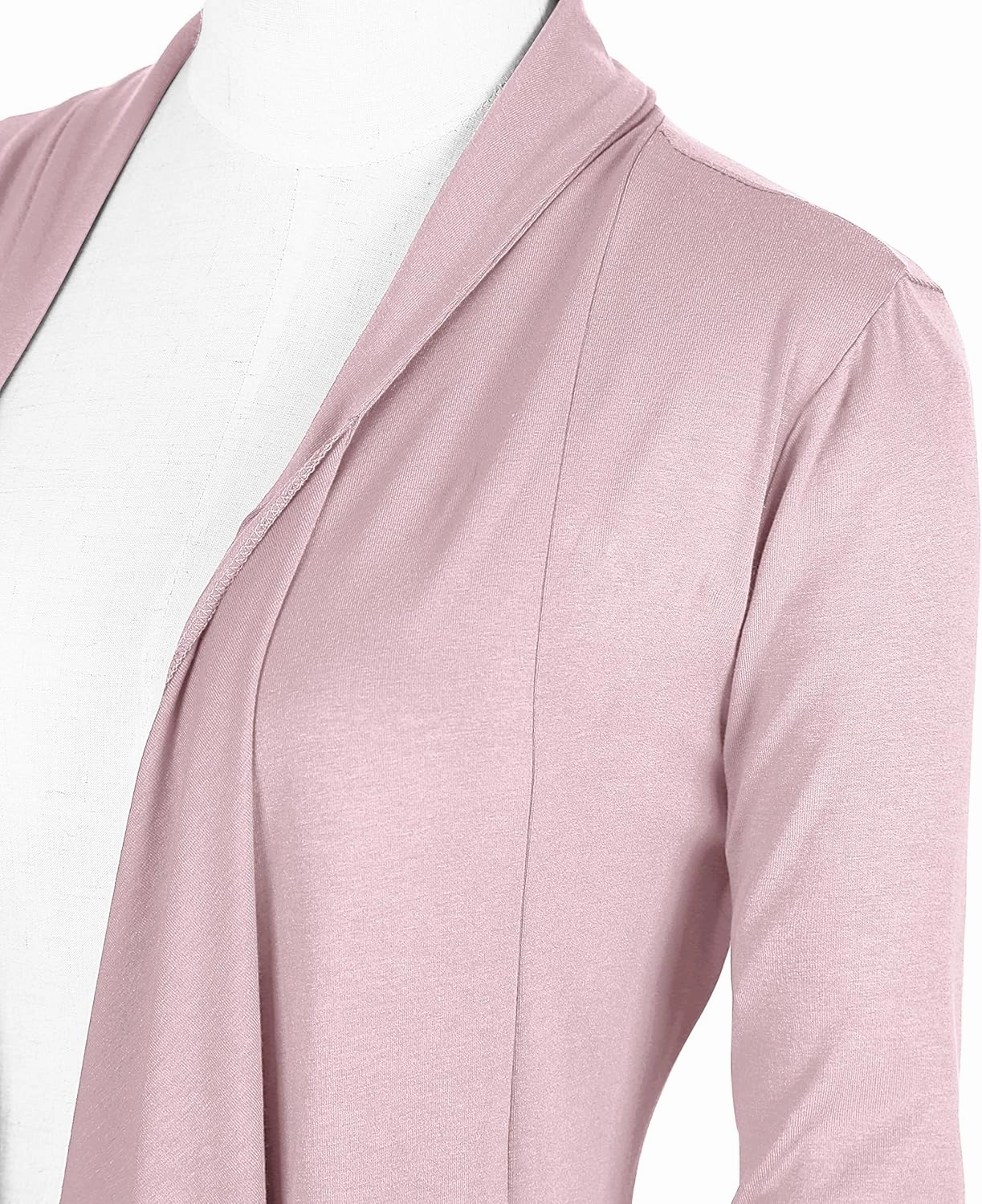 Urban CoCo Women's Drape Front Open Cardigan Long Sleeve Irregular Hem