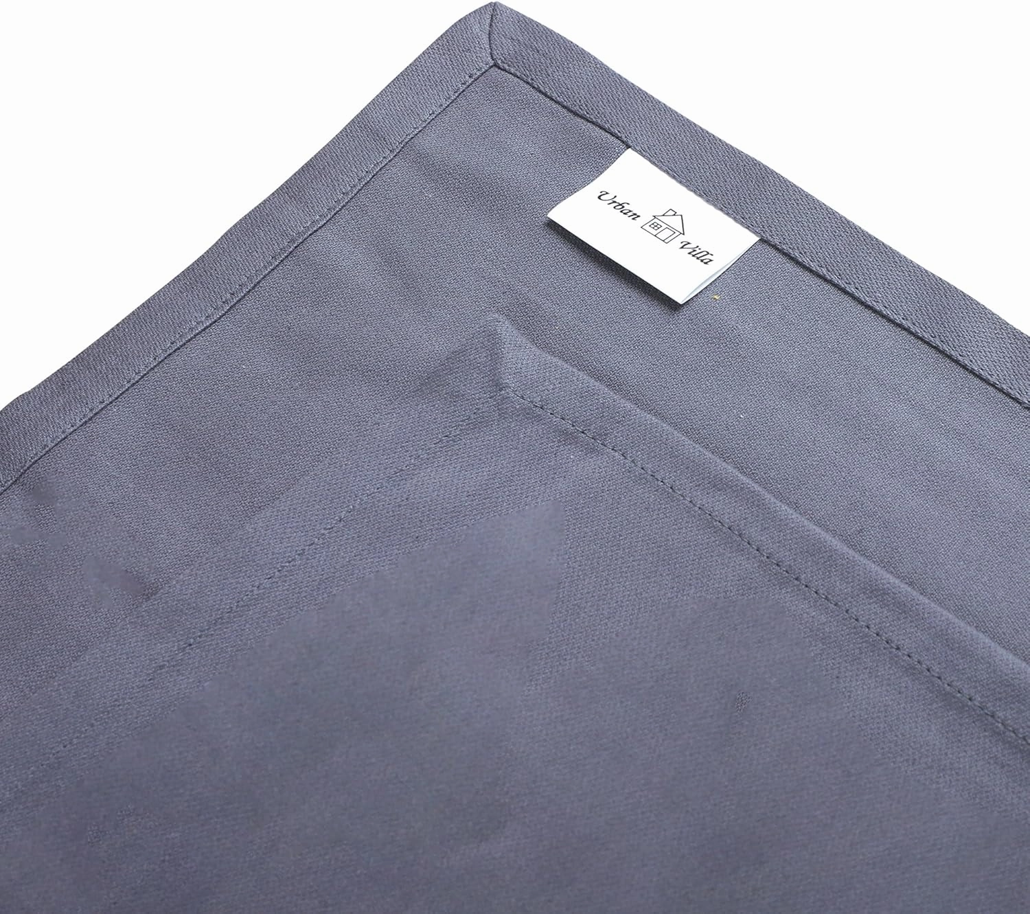 Urban Villa Premium Quality 100% Cotton Solid Kitchen Towels Set of 6 Ultra Soft Size 20x30 Inches Grey Color Highly Absorbent