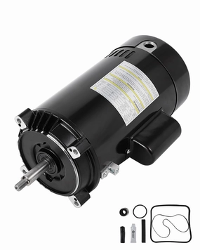UST1202 2HP Pool Pump Motor Replacement, 115/230V Round Flange, Compatible With Hayward/A.O. Smith/Century 56J Frame Pumps, Includes Seal Kit & O-Rings (SP2615X20)