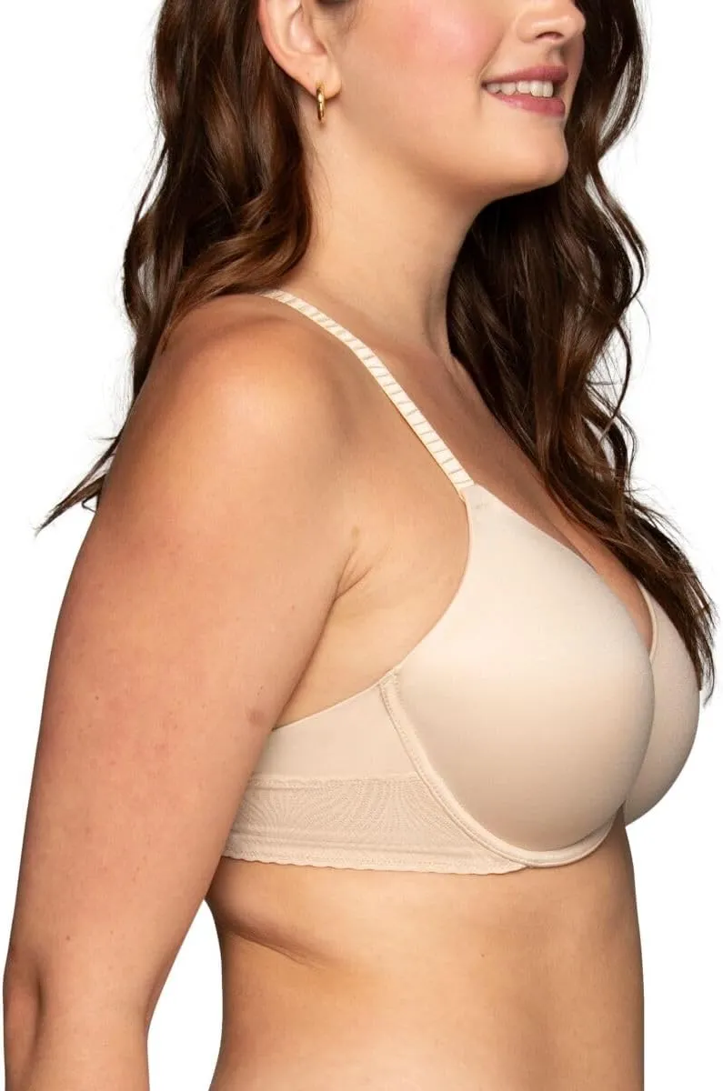 Vanity Fair Women's Effortless Underwire Bra, Buttery Soft Fabric & Lightweight Memory Foam Cups up to DD