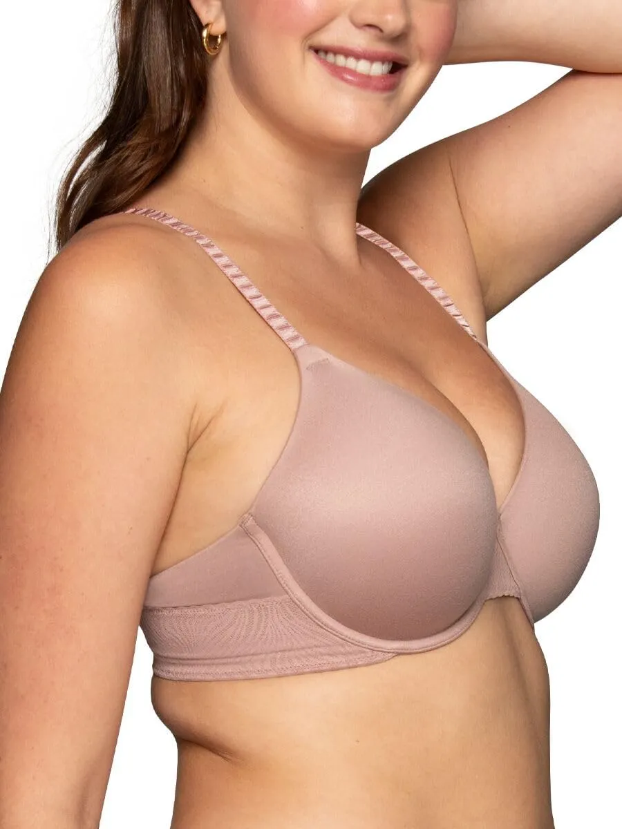 Vanity Fair Women's Effortless Underwire Bra, Buttery Soft Fabric & Lightweight Memory Foam Cups up to DD