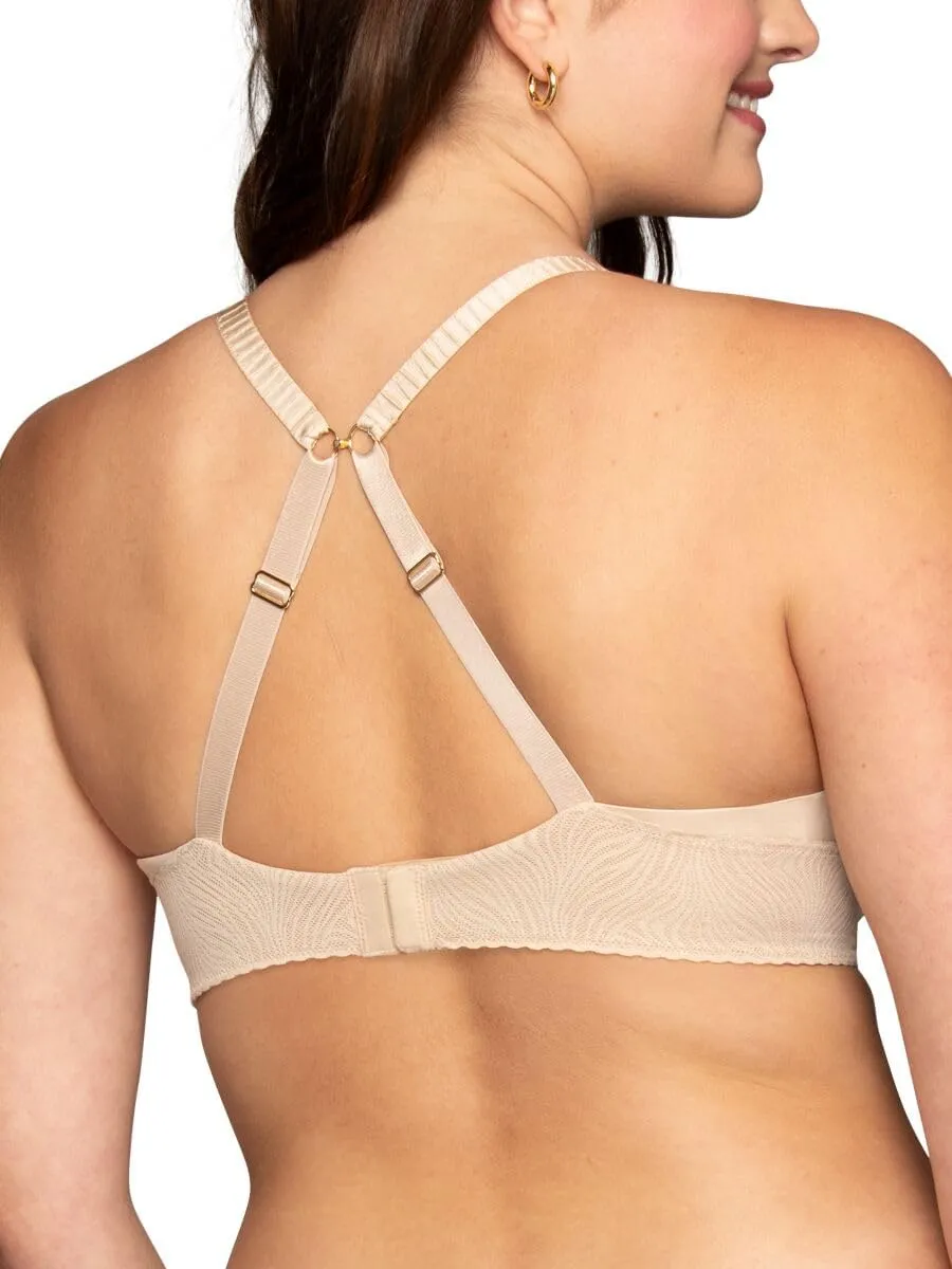 Vanity Fair Women's Effortless Underwire Bra, Buttery Soft Fabric & Lightweight Memory Foam Cups up to DD