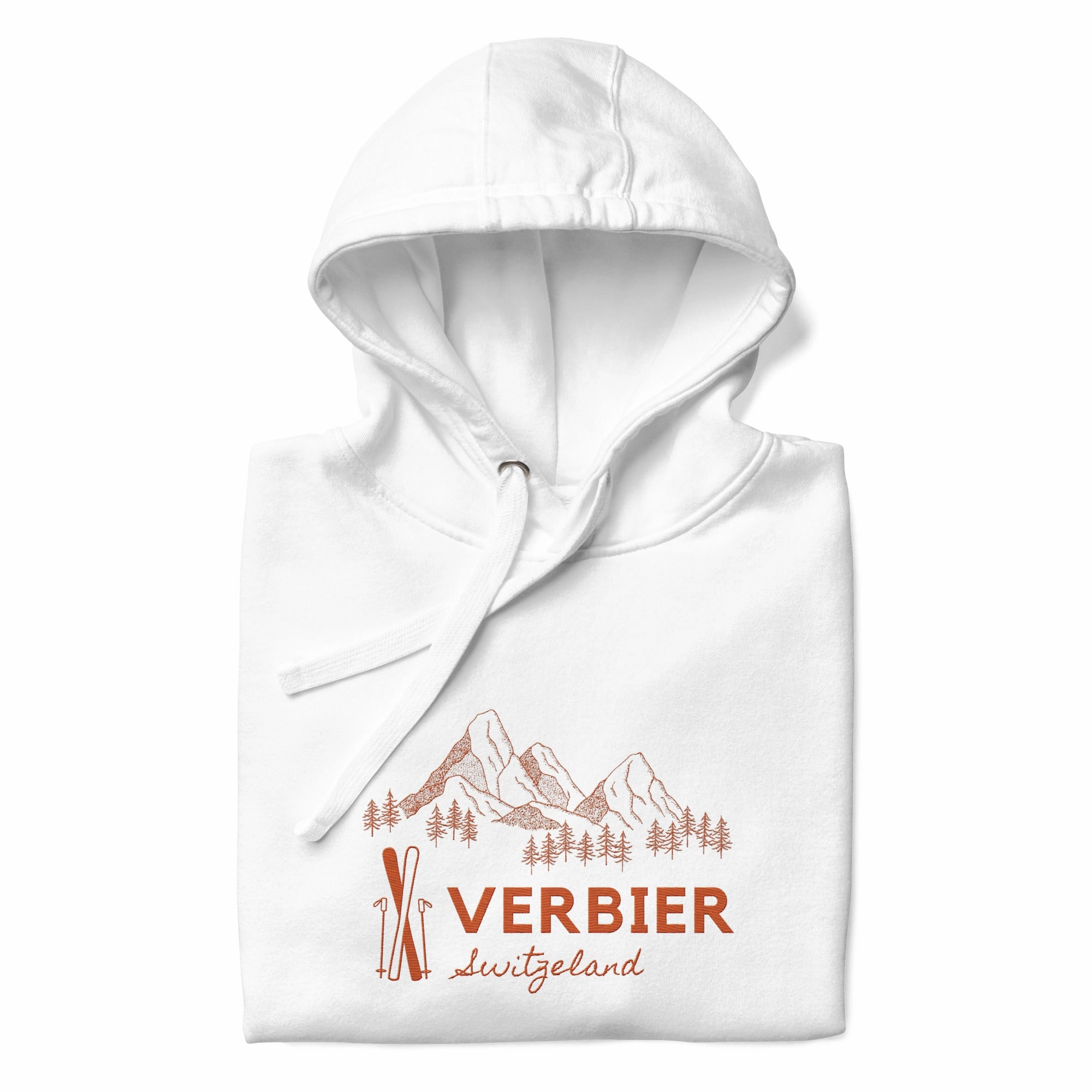 Verbier Embroiderd (Red) Hoodie