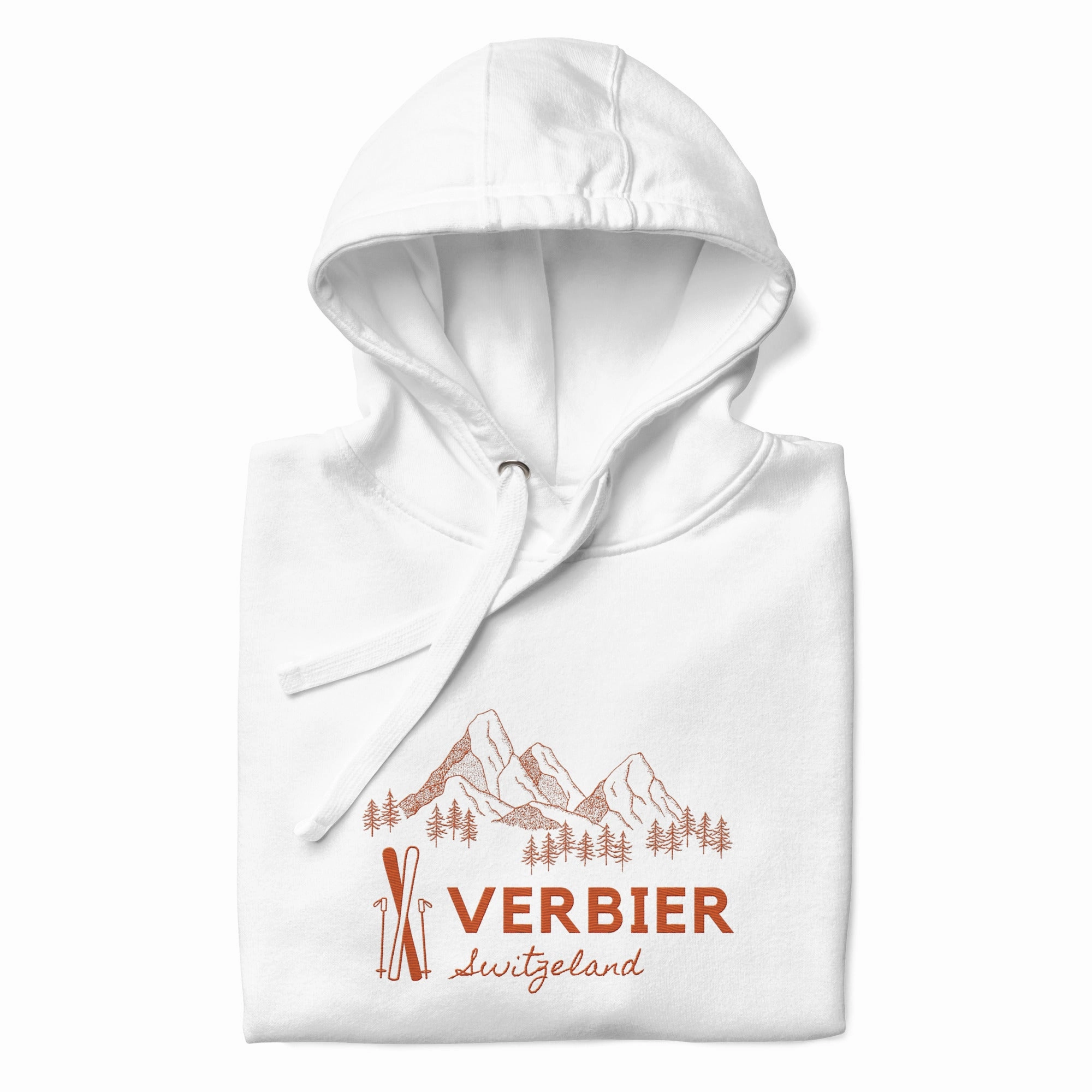 Verbier Embroiderd (Red) Hoodie