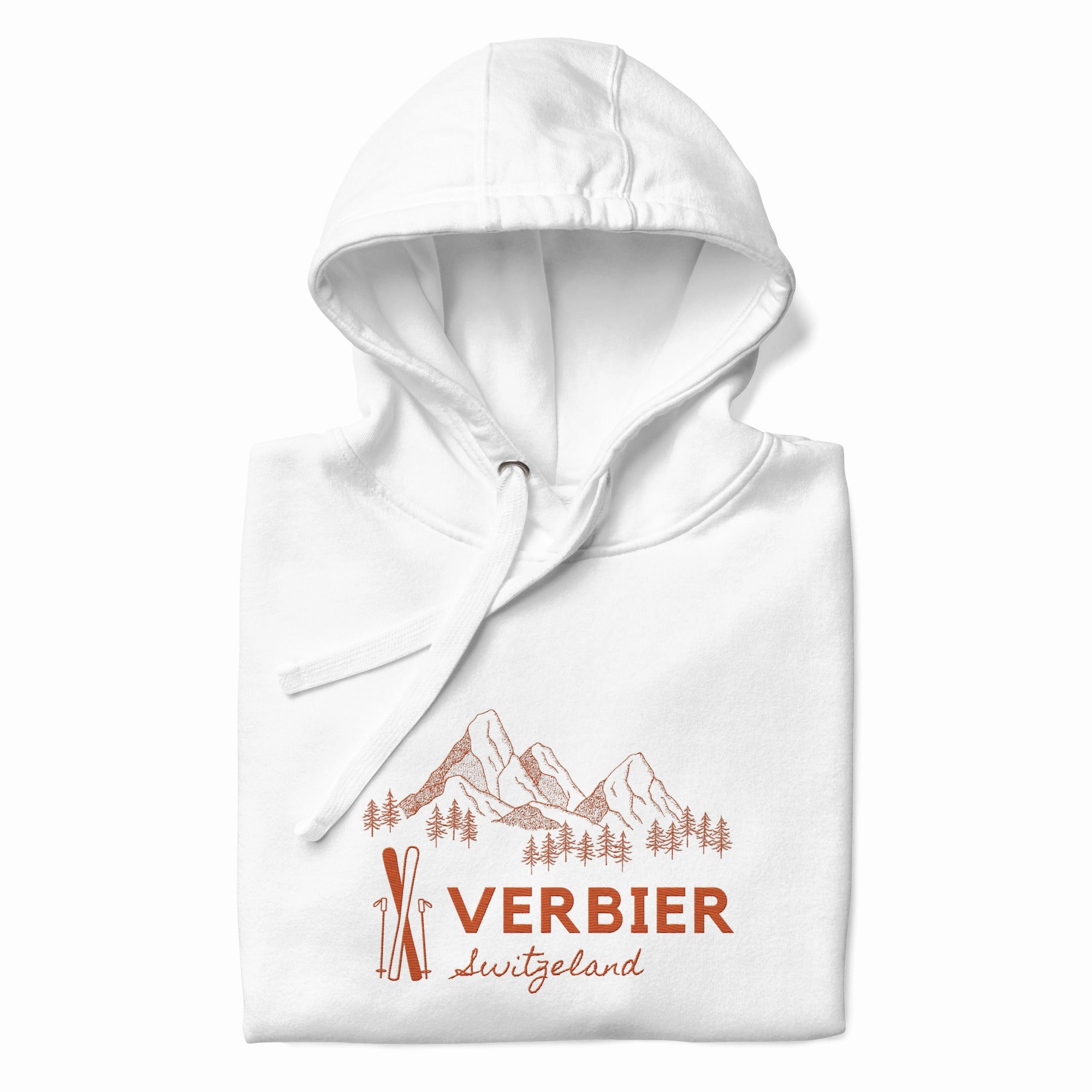 Verbier Embroiderd (Red) Hoodie