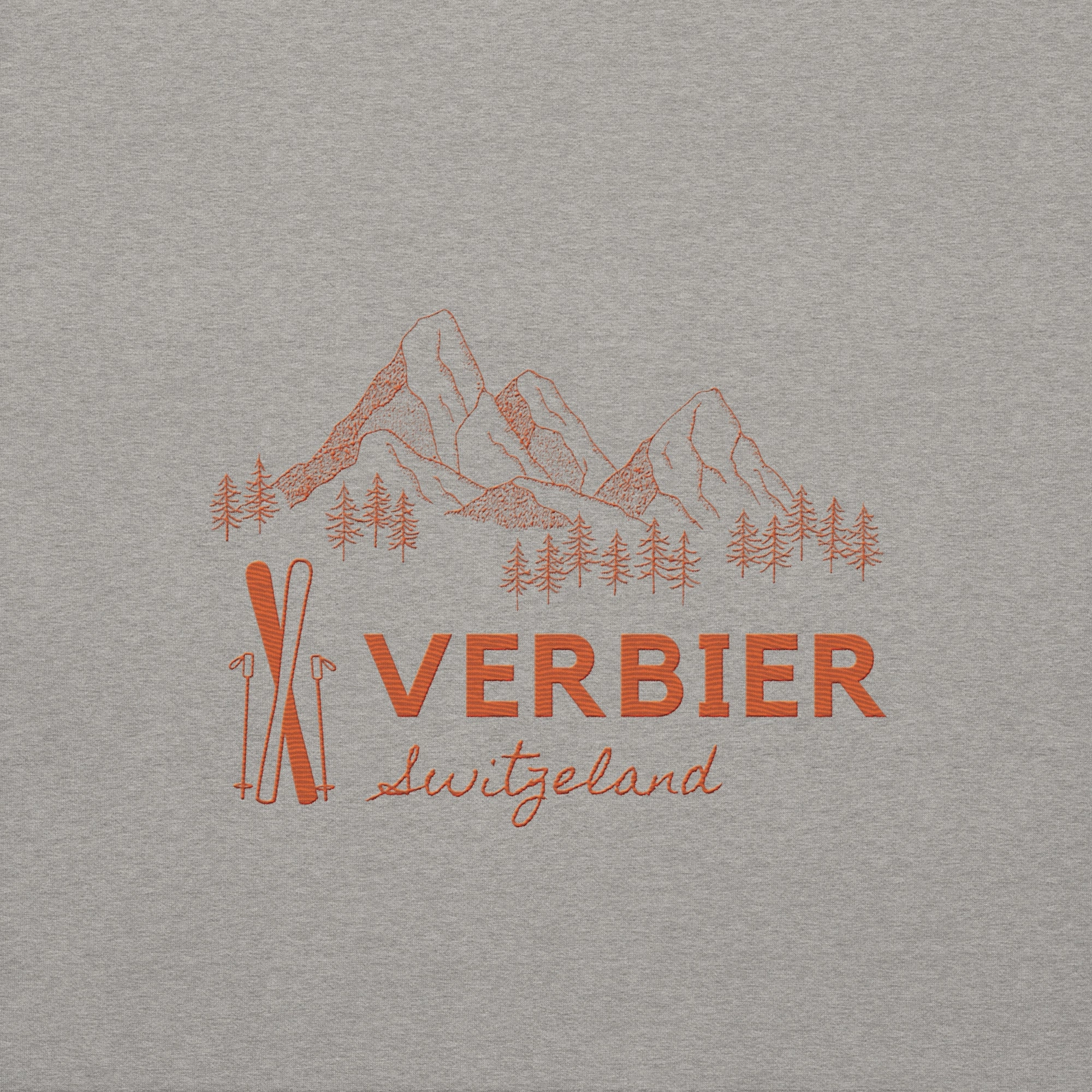 Verbier Embroiderd (Red) Hoodie