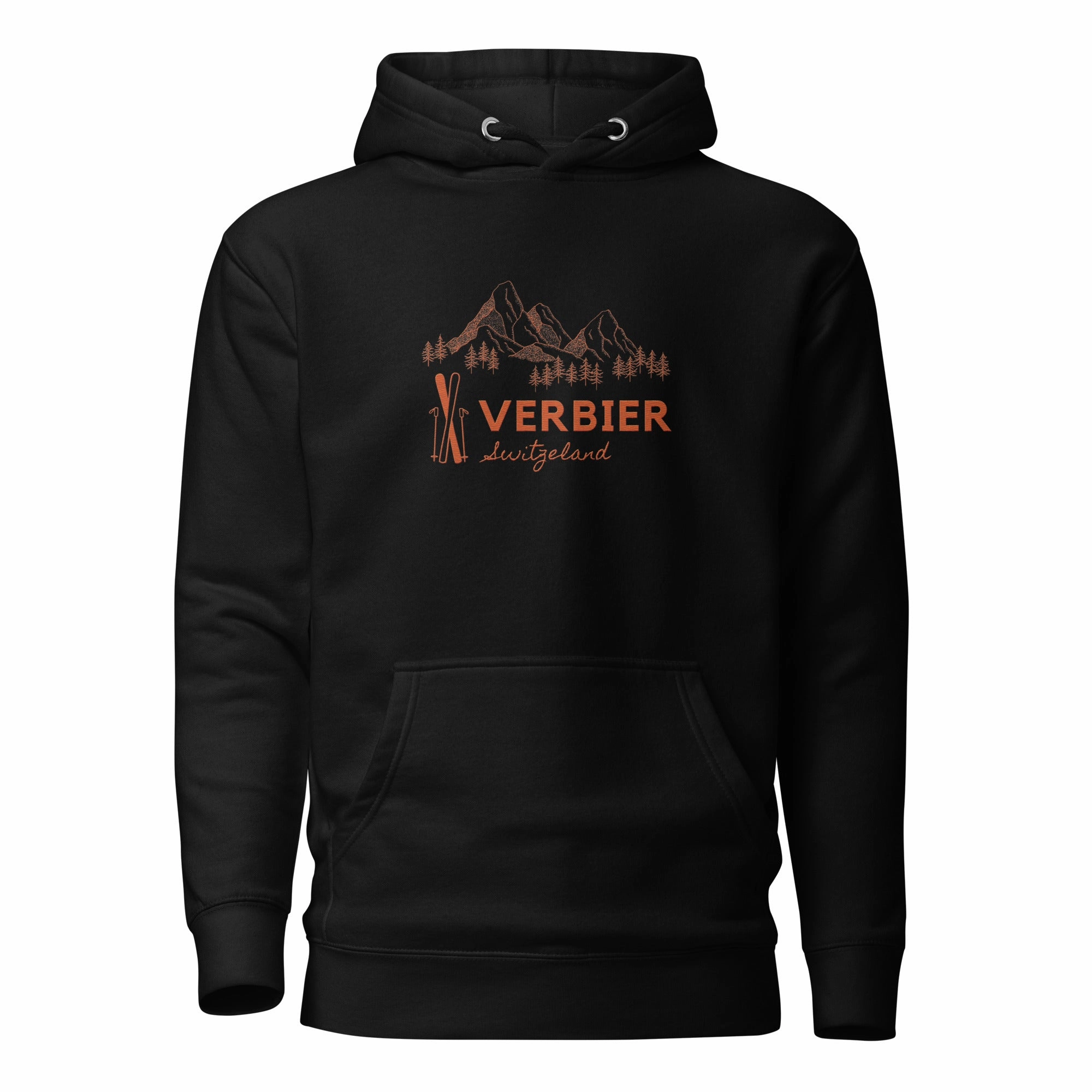 Verbier Embroiderd (Red) Hoodie