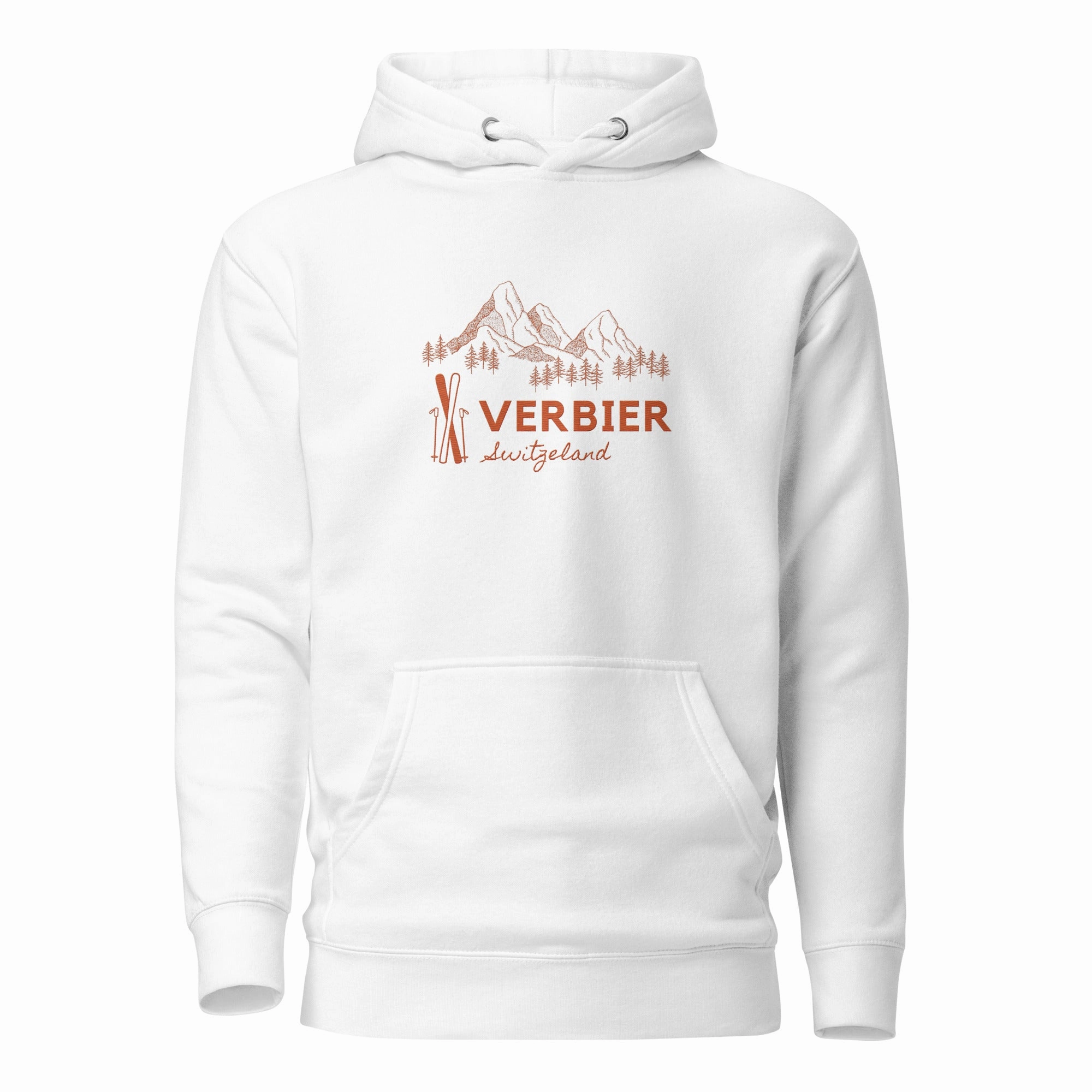 Verbier Embroiderd (Red) Hoodie