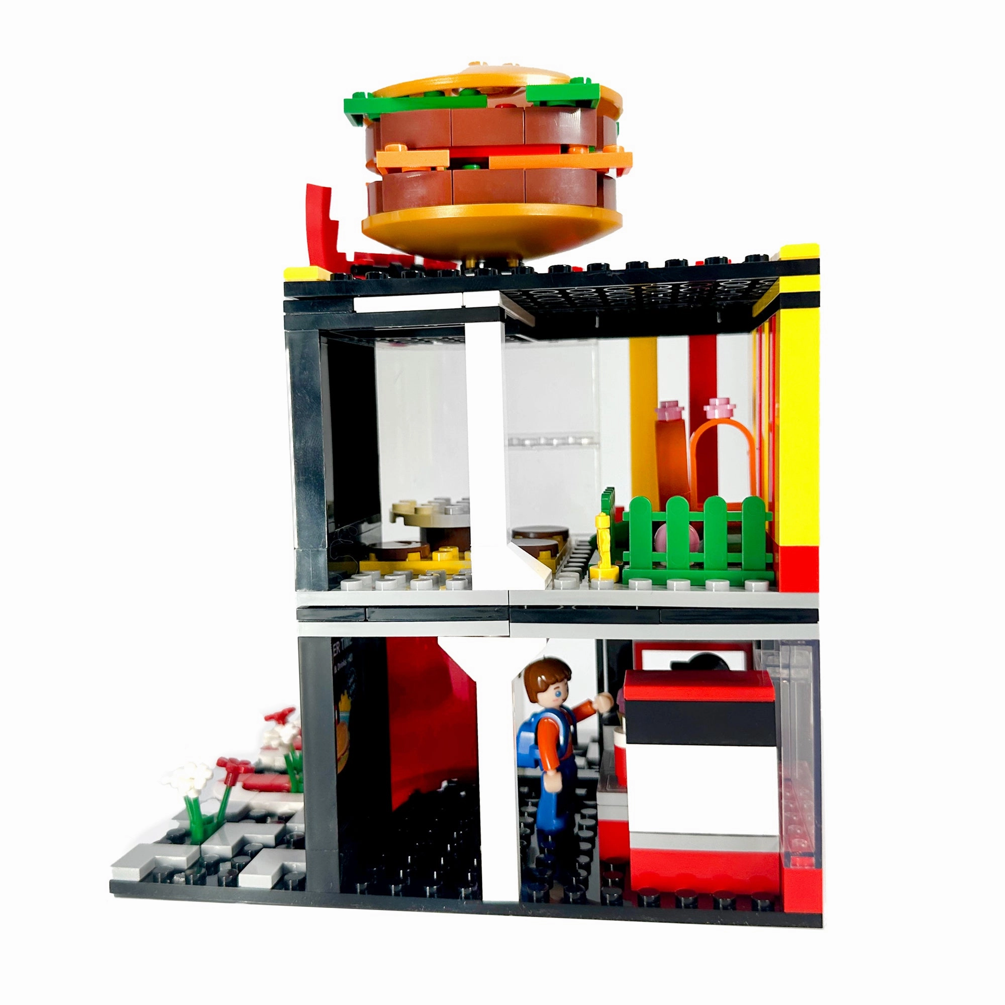 Wacky's Fast Food™ Burger Joint Building Set – 274 Pieces | General Jim’s Toys & Bricks