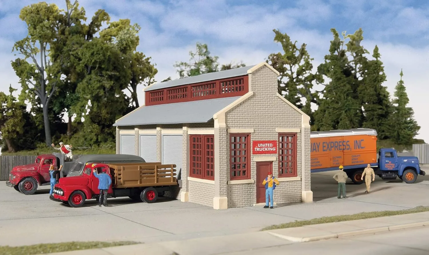 Walthers Trainline HO Scale United Trucking Building, 8