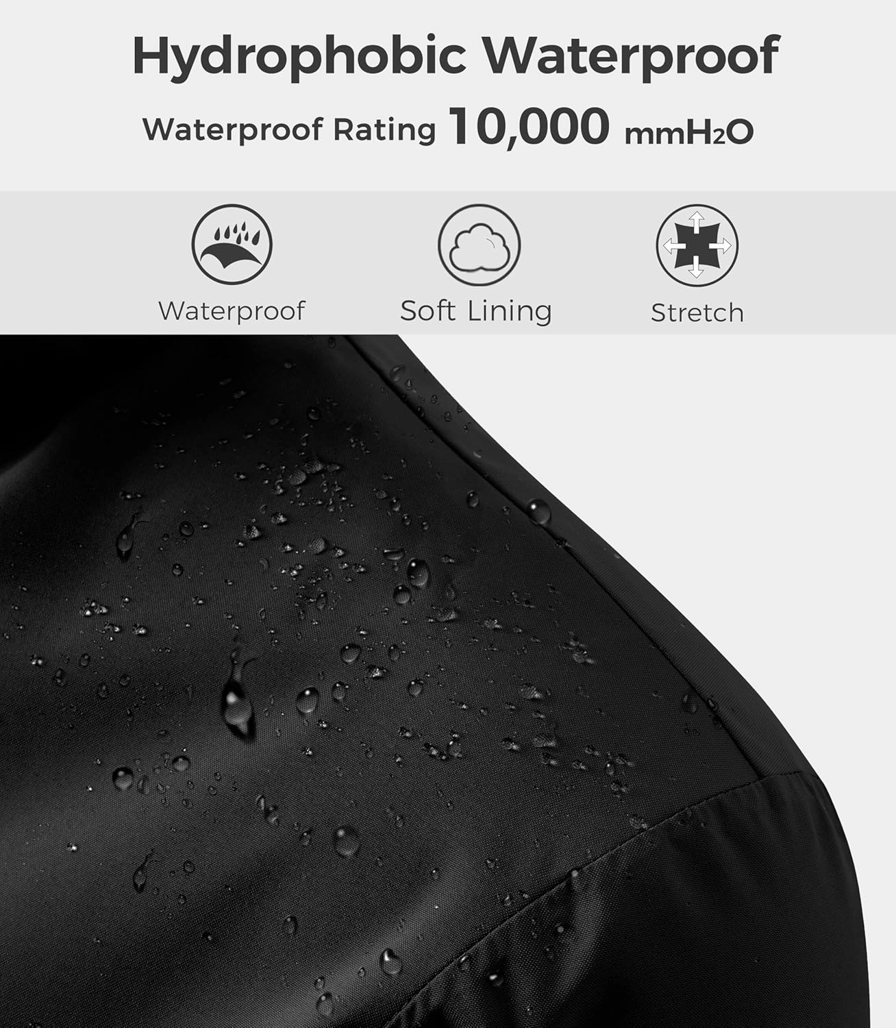 wantdo Women's Lightweight Rain Jackets Waterproof Long Raincoats with Hood Trench Coats Windbreaker