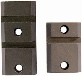 WARNE Maxima M902/902M Savage Accu-Trigger/Ruger American Centerfire Base, Two Piece Base Set, 6-48 Screws, Blued Black Oxide, Matte