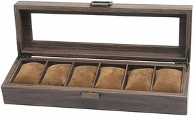 Watch Storage Box Wooden Jewelry Packaging Box Household Simple Collection Glass sunroof Removable Watch Pillow Made of Pure Solid Wood 6/10/12 Watch watch box