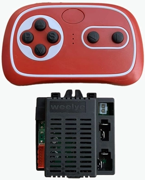 weelye RX57 12V 2.4G Bluetooth Remote Control and Receiver for Kids Ride On Toys, 12V Control Box Motherboard Accessories for Kids Powered Wheel Circuit Board Replacement Parts